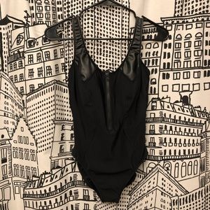 Black One Piece Swimsuit